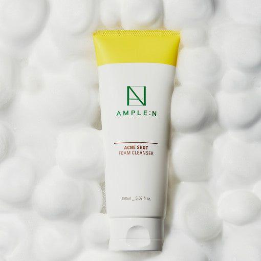 AMPLE:N Acne Shot Foam Cleanser 150ml - Glam Global UK