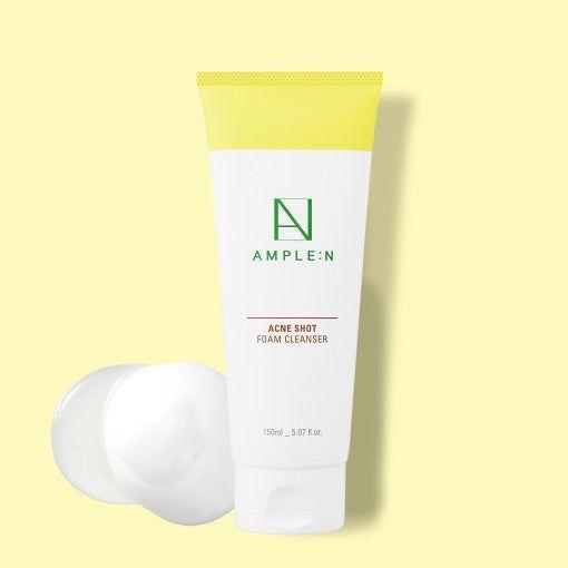 AMPLE:N Acne Shot Foam Cleanser 150ml - Glam Global UK