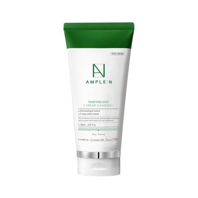 AMPLE:N Purifying Shot Cream Cleanser 150ml - Glam Global UK