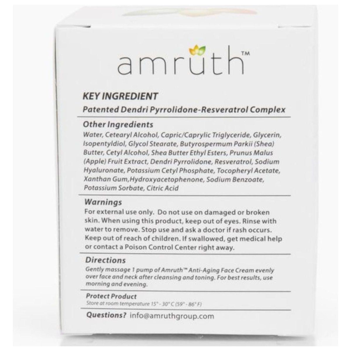 Amruth Anti - Aging Facial Cream 1 fl oz - 30 ml - Glam Global UKAmruth