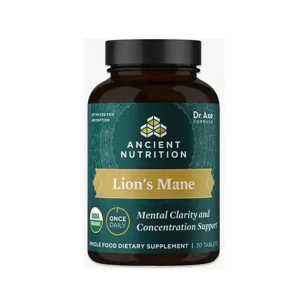 Ancient Nutrition Mushrooms Organic Lion's Mane - 30 Capsules - Glam Global UKAncient Nutrition