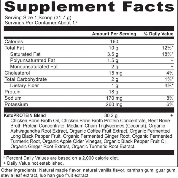 Ancient Nutrition Keto Protein - Chocolate (17 Servings) - Glam Global UKAncient Nutrition