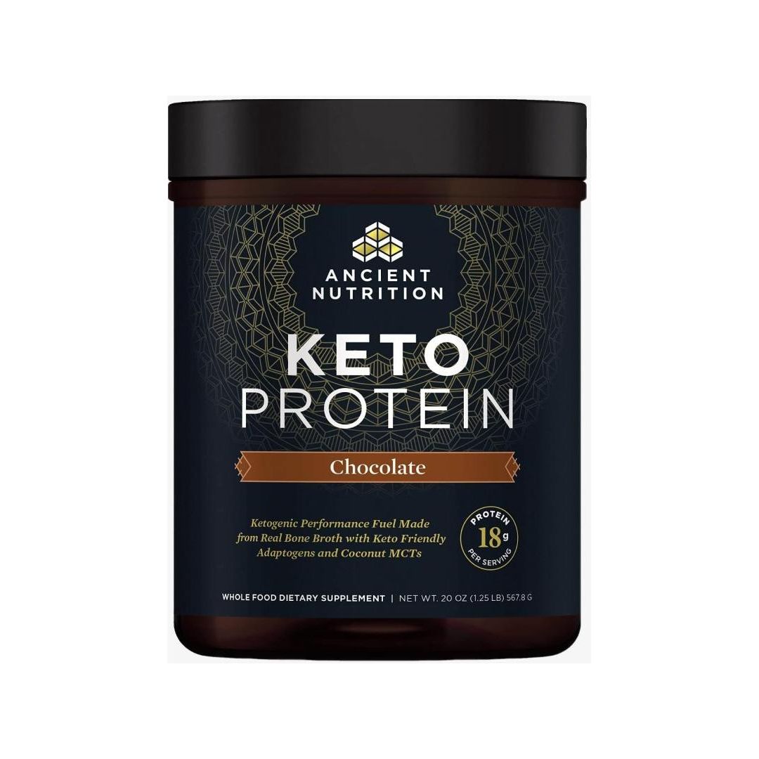 Ancient Nutrition Keto Protein - Chocolate (17 Servings) - Glam Global UK