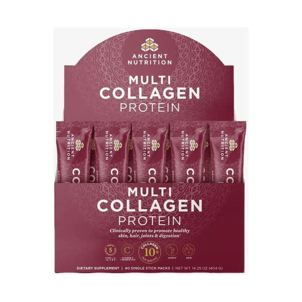 Ancient Nutrition Multi Collagen Protein - 40 - Pack Sticks - Glam Global UKAncient Nutrition
