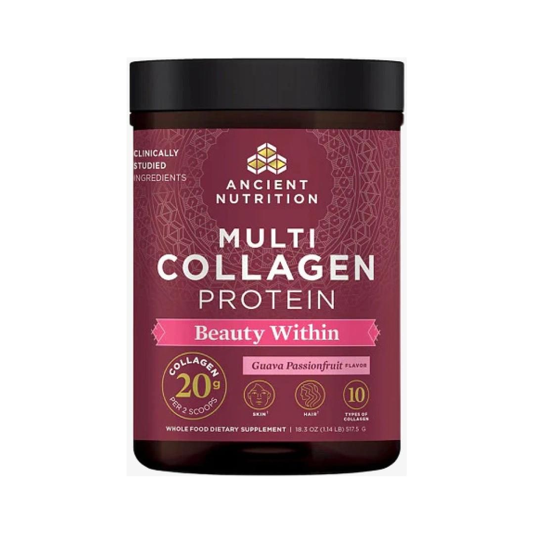 Ancient Nutrition Multi Collagen Protein Beauty Within - 517g - Glam Global UK