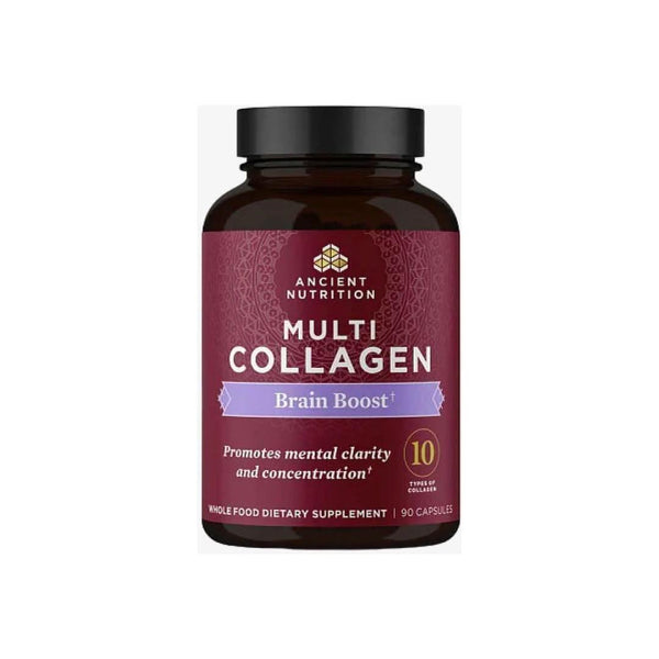 Ancient Nutrition Multi Collagen Protein Brain Boost (90 Capsules) - Glam Global UKAncient Nutrition