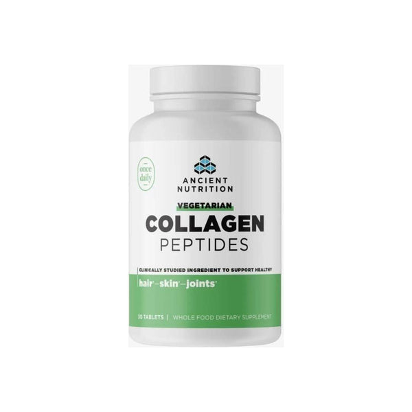 Ancient Nutrition Vegetarian Collagen Peptides Tablets - 30 Capsules - Glam Global UKAncient Nutrition
