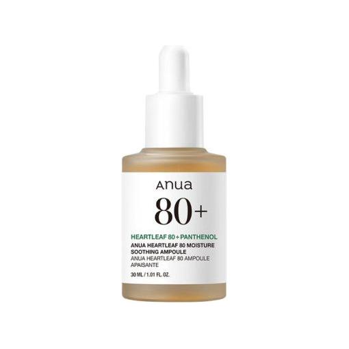 Anua Heartleaf 80% Moisture Soothing Ampoule - 30ml | Hydrating & Calming Serum for Sensitive Skin - Glam Global UKAnua