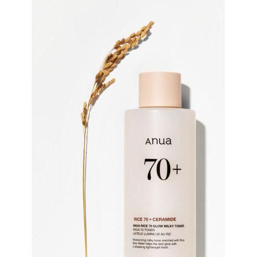 Anua Rice 70 Glow Milky Toner 250ml - Glam Global UK