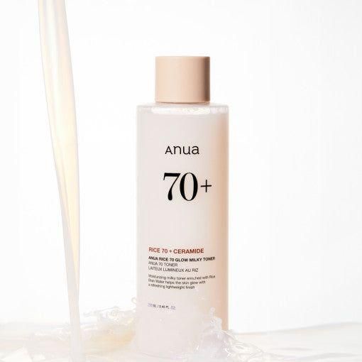 Anua Rice 70 Glow Milky Toner 250ml - Glam Global UK