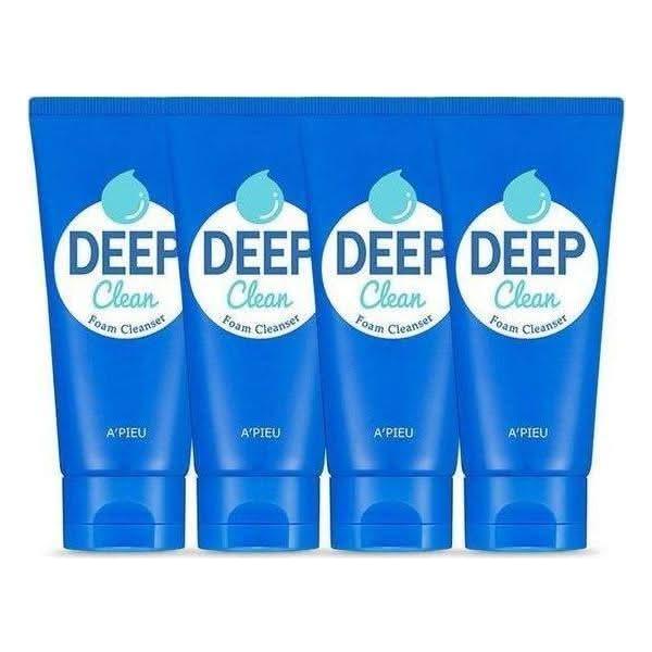 A'pieu Deep Clean Foam Cleanser 130ml X 4ea - Glam Global UKA'pieu