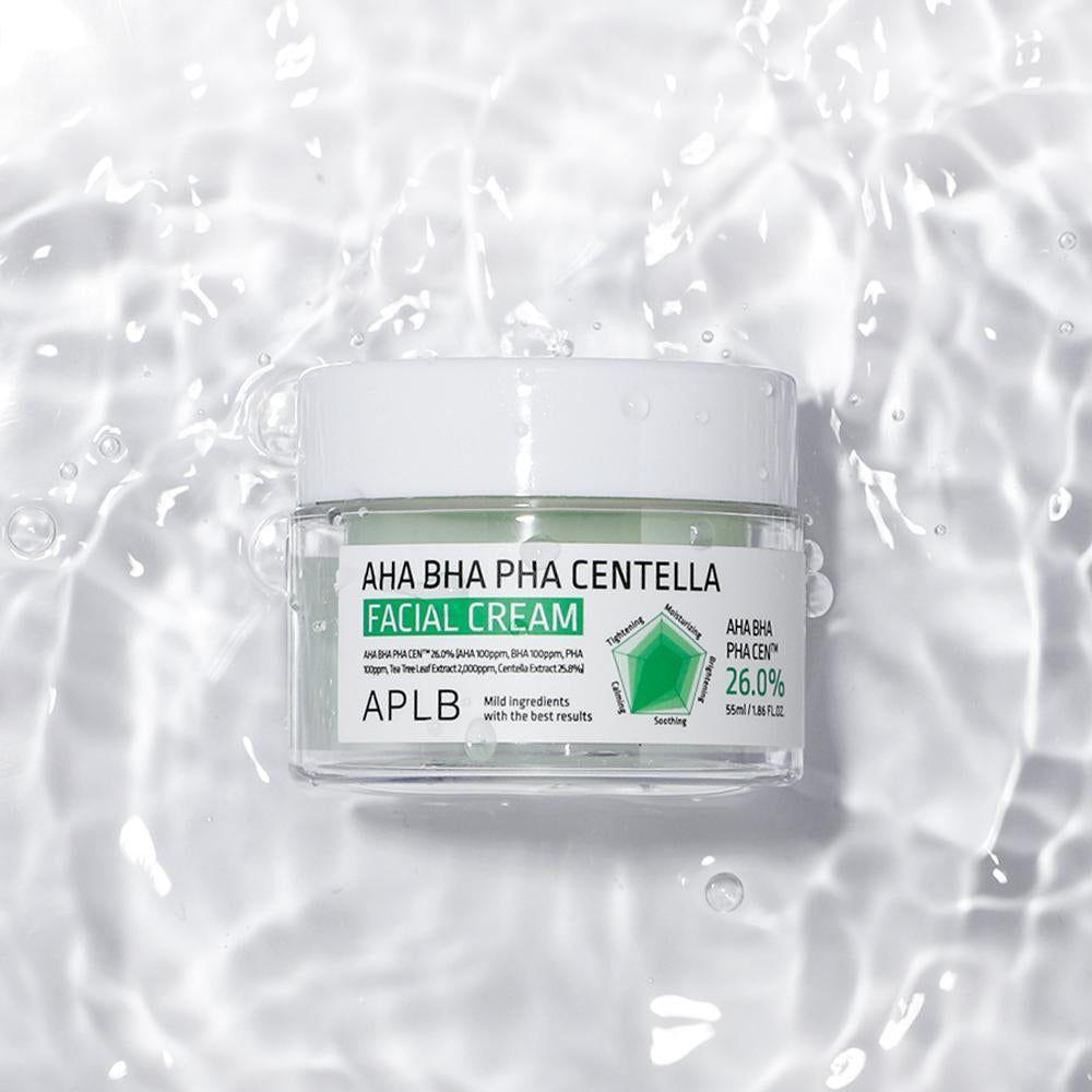 APLB AHA BHA PHA Centella Facial Cream 55ml - Glam Global UK