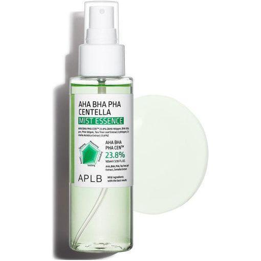 APLB AHA BHA PHA Centella Mist Essence - 105ml | Exfoliating & Soothing Hydration - Glam Global UKAPLB