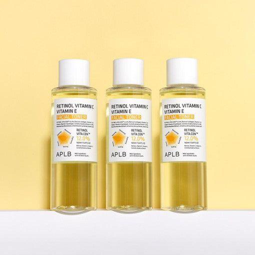 APLB Retinol Vitamin C Vitamin E Facial Toner 160ml - Glam Global UK