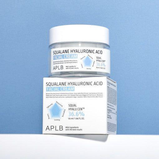 APLB Squalane Hyaluronic Acid Facial Cream 55ml - Glam Global UK