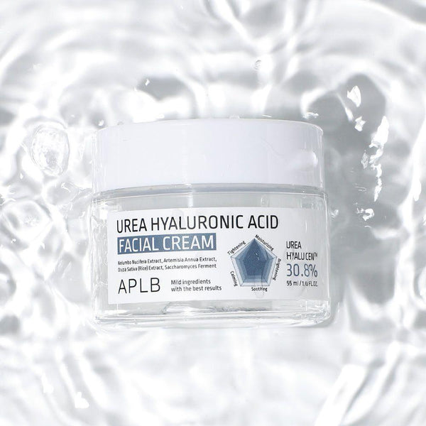APLB Urea Hyaluronic Acid Facial Cream - 55ml | Intense Hydration & Skin Barrier Care - Glam Global UKAPLB