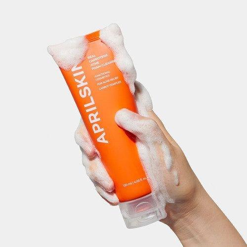 APRILSKIN Carrotene Acne Foam Cleanser 120ml - Glam Global UK