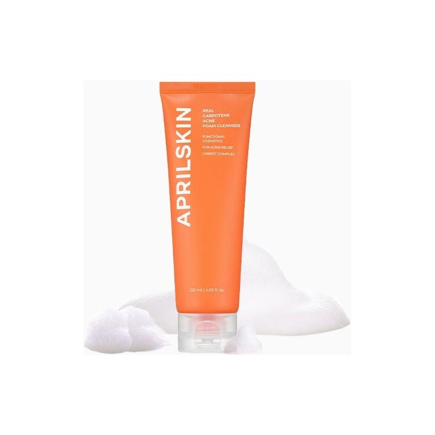 APRILSKIN Carrotene Acne Foam Cleanser 120ml - Glam Global UK