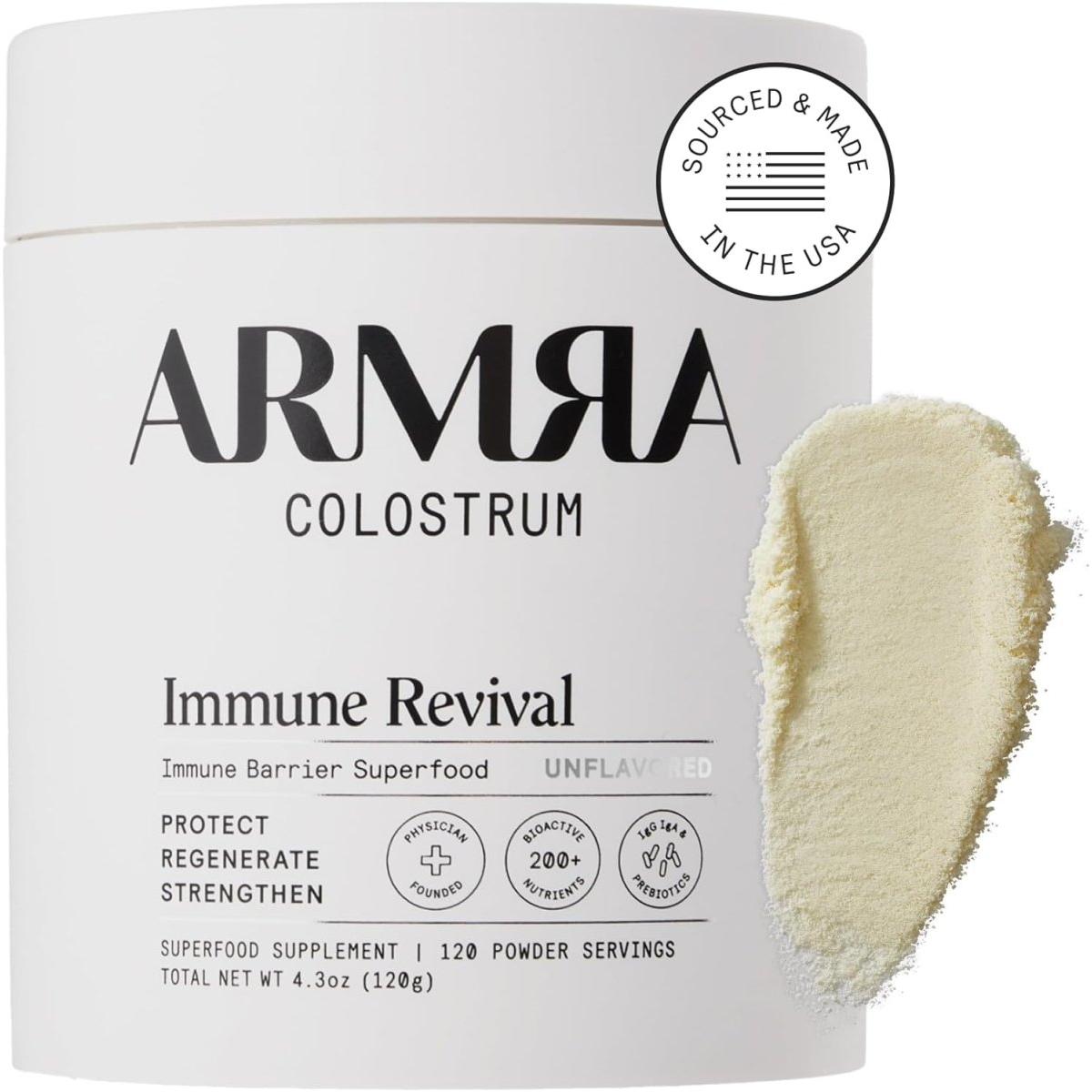 Armra Colostrum™ Premium Powder, Grass Fed, Gut Health Bloating - 120 Servings - Glam Global UK
