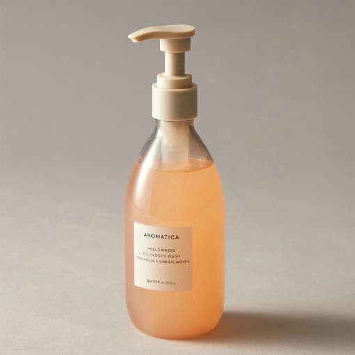 AROMATICA Mellowness Oil In Body Wash Magnolia & Sandalwood 290ml - Glam Global UKAROMATICA