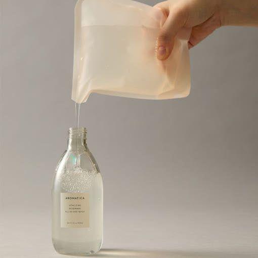 AROMATICA Vitalizing Rosemary All - In - One Wash 300ml (Refill) - Glam Global UKAROMATICA