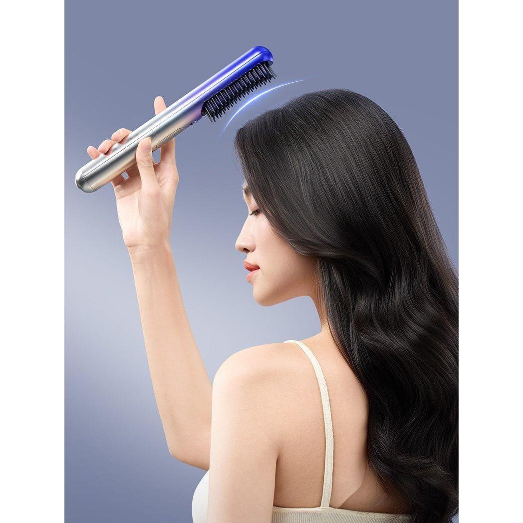 ASHMORE Platinum Negative Ion Hair Straightening Comb - Glam Global UK