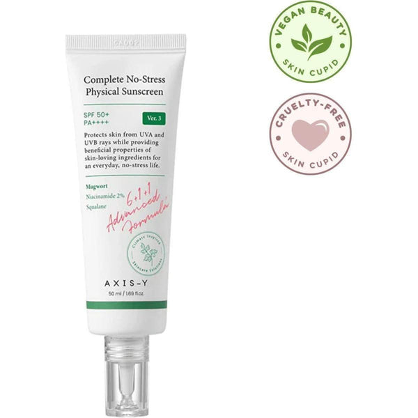 AXIS - Y Complete No - Stress Physical Sunscreen SPF50+ PA++++ (50ml) New 2023 Formula - Glam Global UKAXIS - Y