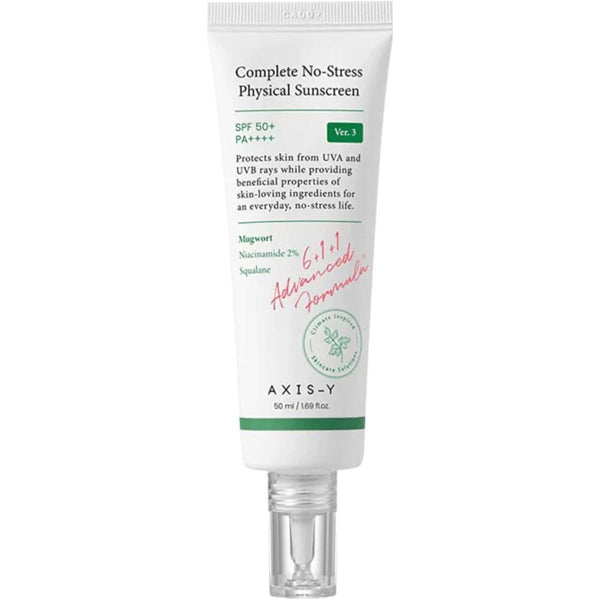 AXIS - Y Complete No - Stress Physical Sunscreen SPF50+ PA++++ (50ml) New 2023 Formula - Glam Global UKAXIS - Y