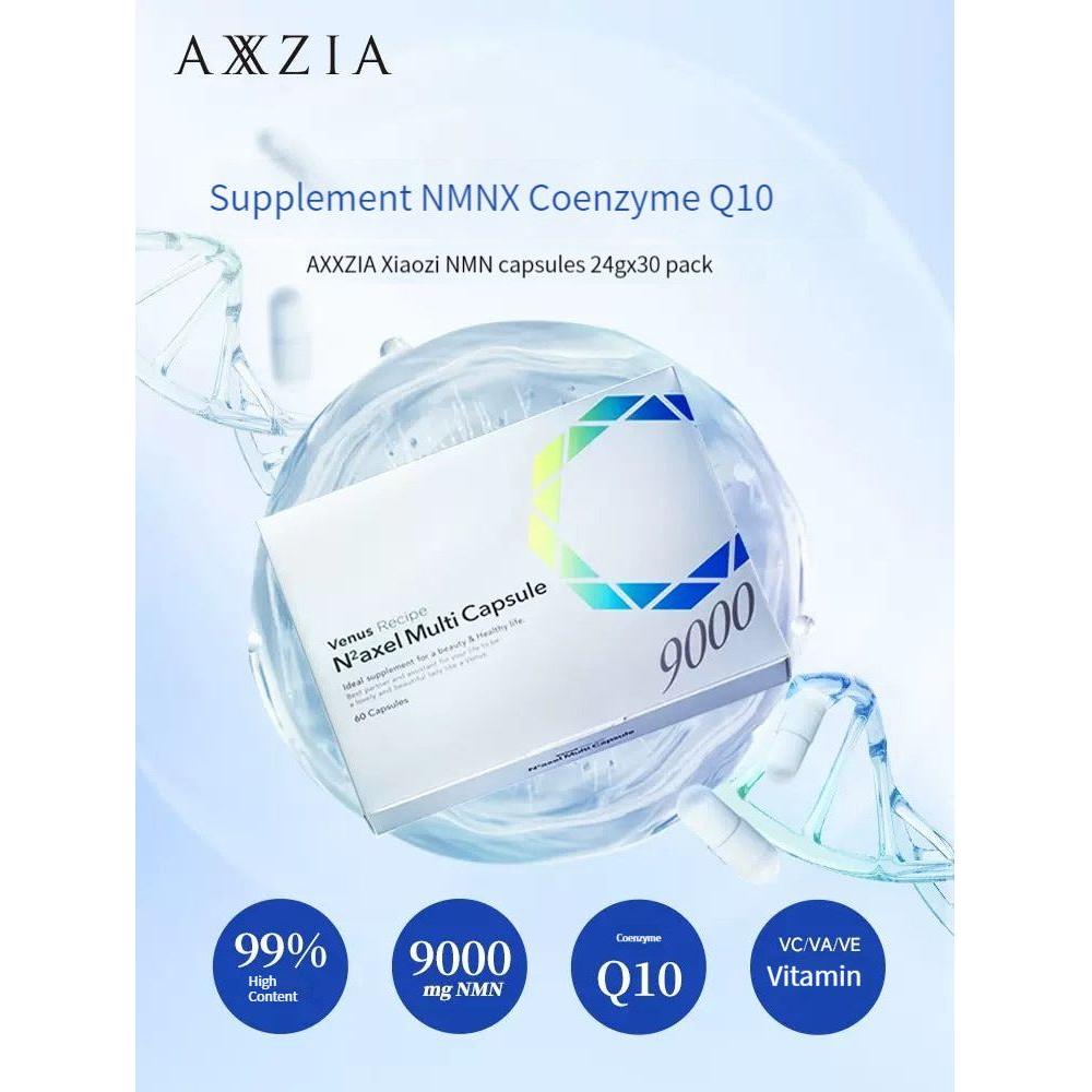 AXXZIA 9000mg High - Content High - Purity NMN Capsule NAD+ - Glam Global UK