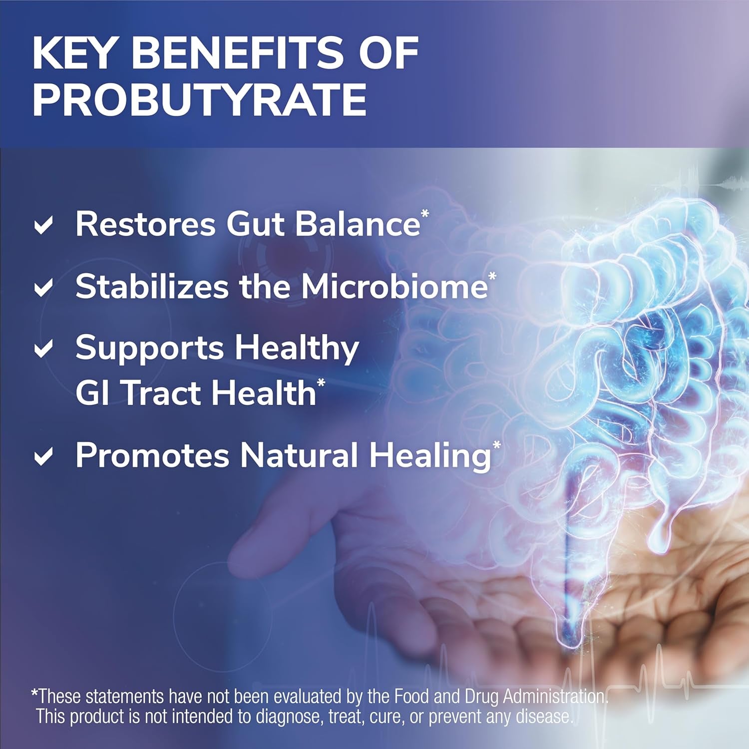 Tesseract Medical Research ProButyrate Gut Health Supplement – 120 Capsules | Advanced Butyric Acid for Digestive & Microbiome Support