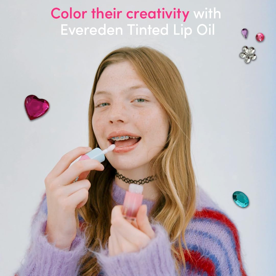Evereden Happy Kids Skin & Lips Routine – 3-Piece Set | Hydrating Face Care & Lip Oil for Children 3+