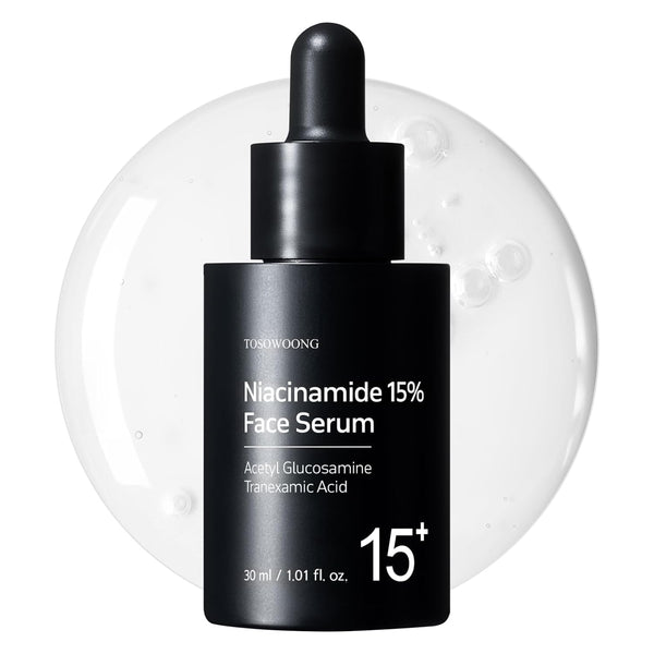 Niacinamide 15% Face Serum, 150,100Ppm Niacinamide, Tranexamic Acid, Dark Spot Corrector, Glass Skin, Radiant Complexion, Pore Minimizer, Even Skin Tone, Korean Skin Care, 30Ml, 1.01 Fl.Oz.