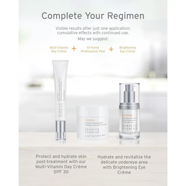 Kerstin Florian Correcting At-Home Professional Peel – 60ml, 50 Pads | Exfoliating Multi-Acid Treatment