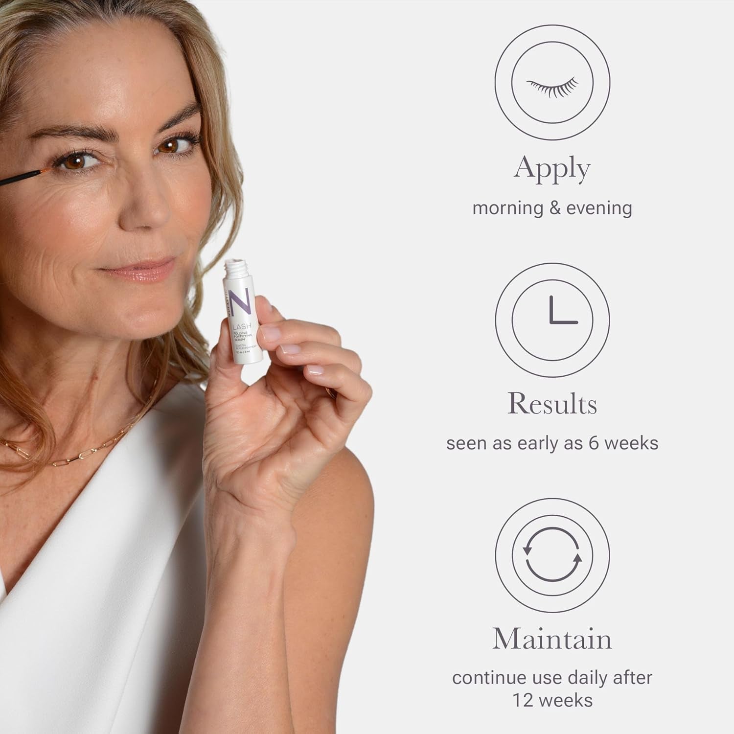 NULASTIN Lash Follicle Fortifying Serum – 3ml | Lash-Enhancing & Strengthening Treatment