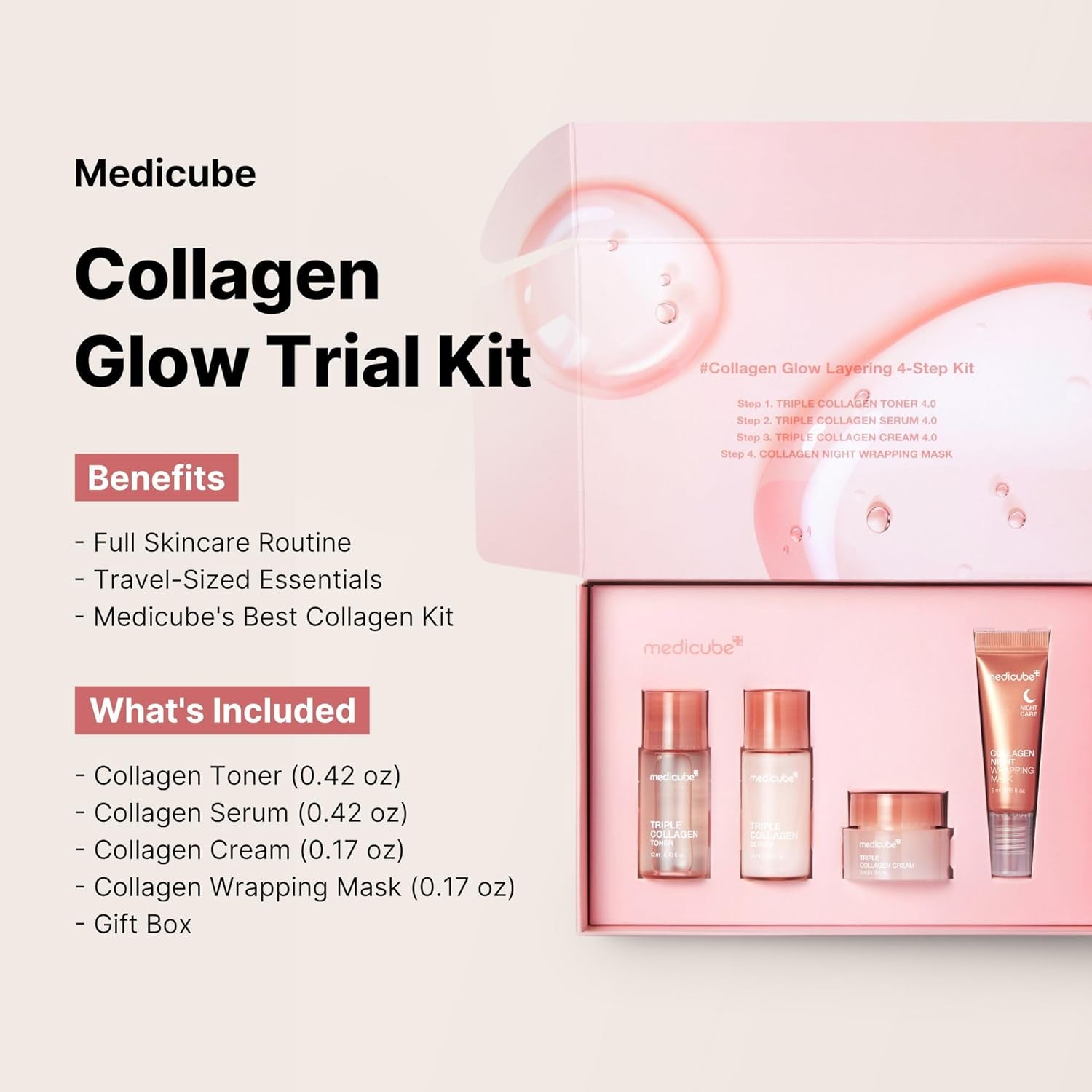 medicube Collagen Glow Trial Kit