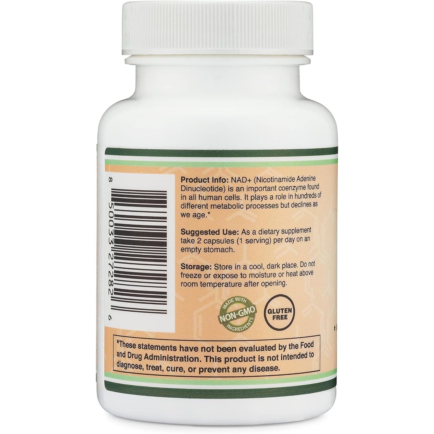 Double Wood Supplements NAD+ – 60 Capsules | Longevity & Cellular Energy Support