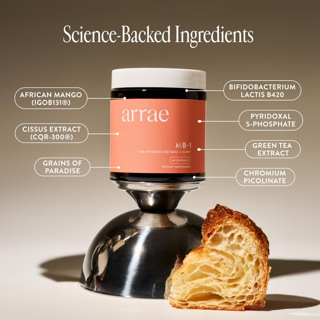 Arrae MB-1 – 60 Capsules | Natural Appetite & Metabolic Support