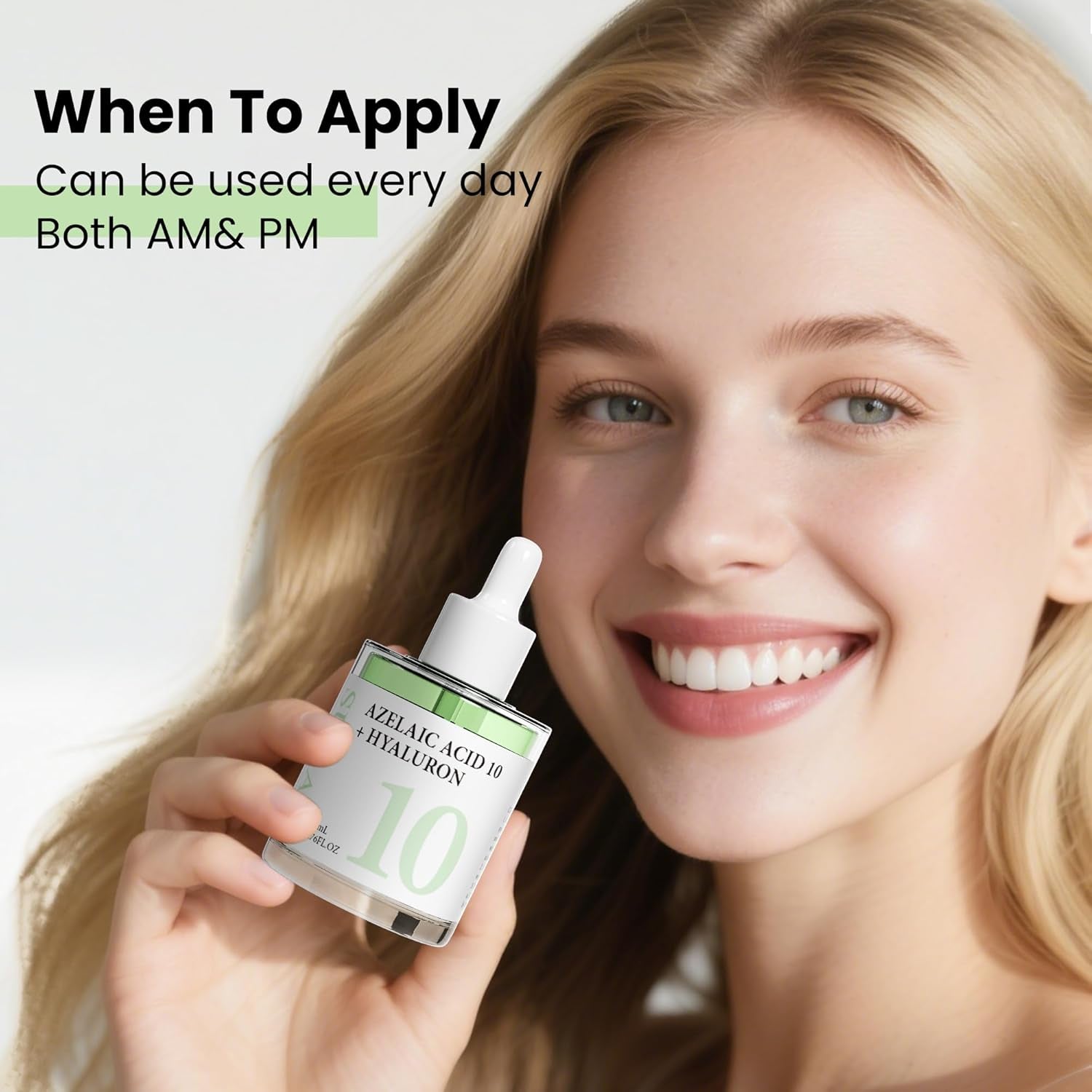 SUDAJI Azelaic Acid 10 + Hyaluron Soothing Serum – 50ml | Redness-Calming, Non-Comedogenic Skin Booster