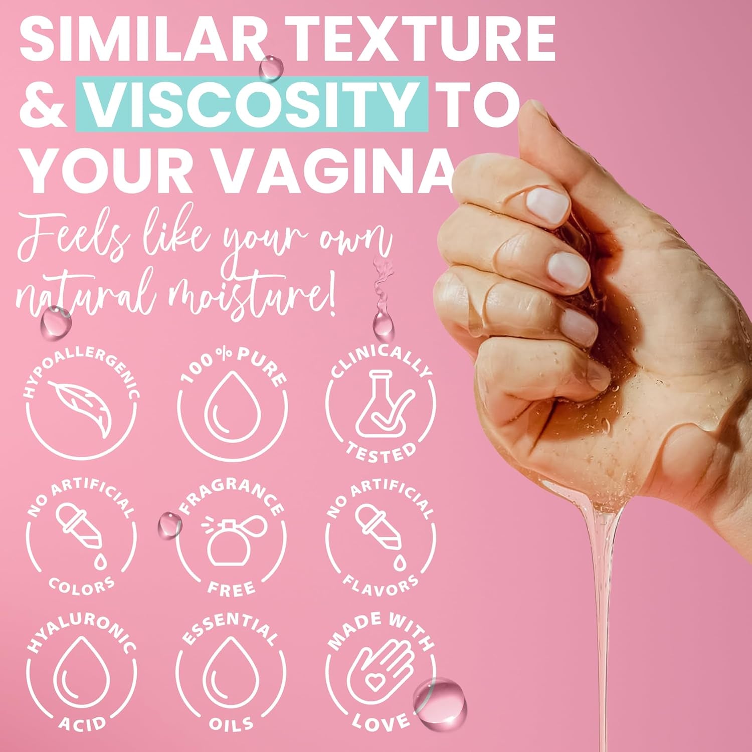 Terramed Just Think Comfort Hydro GYN Long-Lasting Vaginal Moisturizer – 20 Pre-Filled Single-Use Applicators | pH-Balanced Hydration & Comfort