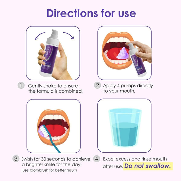 Purple Toothpaste for Teeth Whitening, Purple Teeth Whitening, V34 Colour Corrector Serum, Purple Toothpaste, Color Corrector Purple Toothpaste, Purple Teeth Whitening Toothpaste