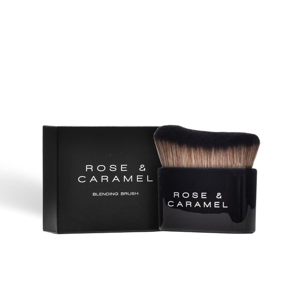 Rose & Caramel Blending Brush | Flawless Self-Tan Application for Hands, Elbows, Knees & Feet