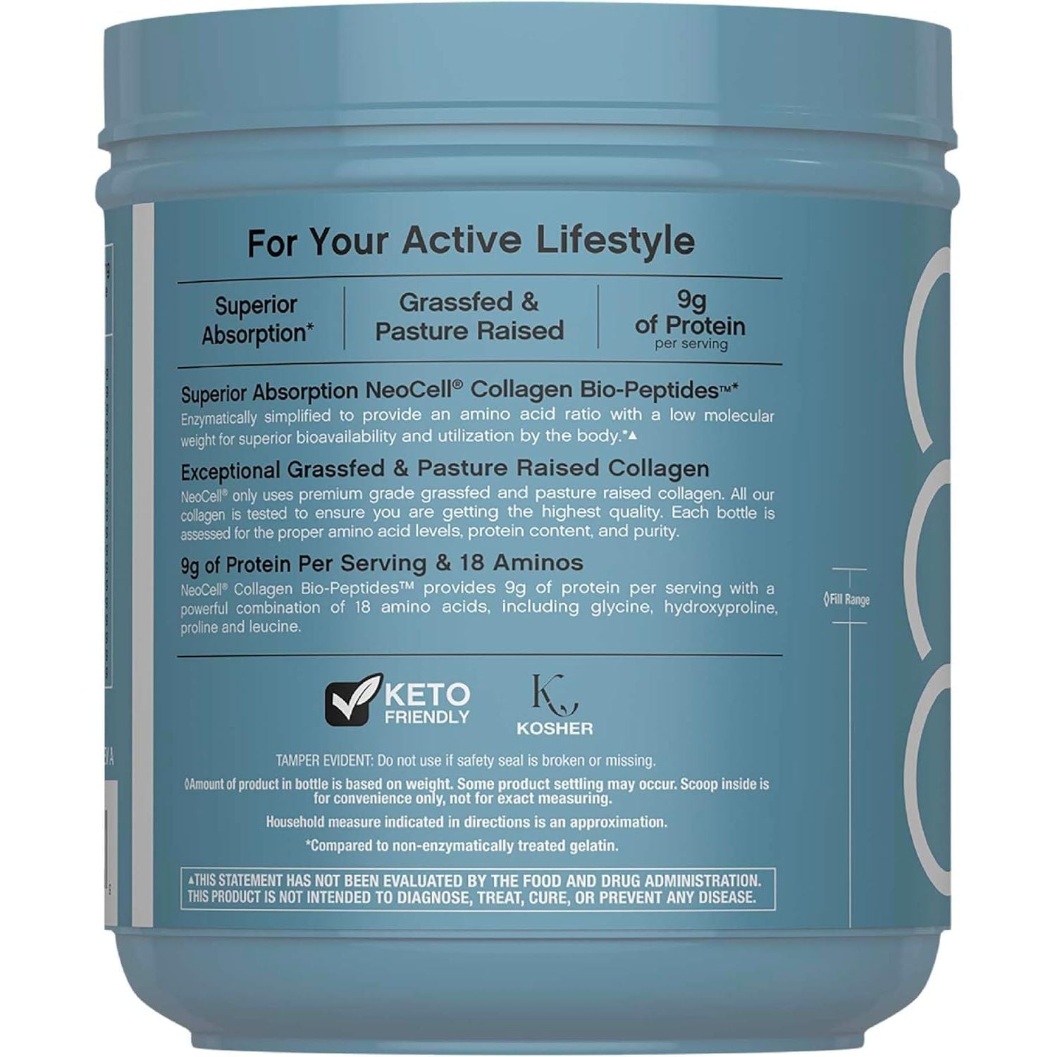 NeoCell Collagen Bio-Peptides Protein Powder - 623g