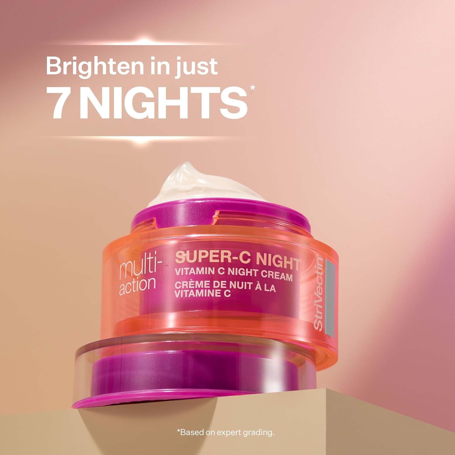 StriVectin Super-C Night Vitamin C Night Cream – 50ml | Brightening, Firming & Rejuvenating Overnight Treatment