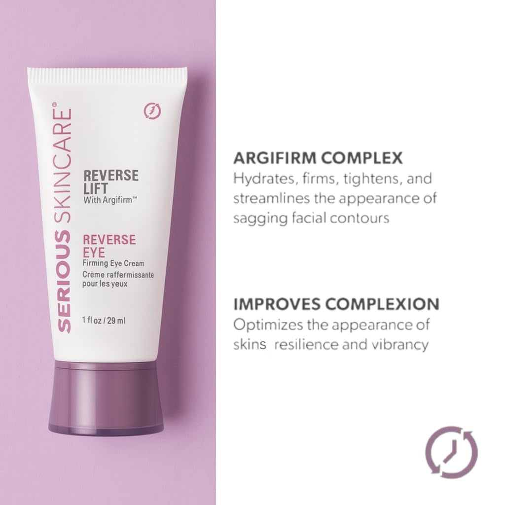 Reverse Lift Tightening Eye Cream with Peptides, Hydrating Anti-Aging, Temporarily Lift Eyelids, Eyebrow, under Eye Skin Firming Wrinkle Formula, Women, Men,1 Fl. Oz.