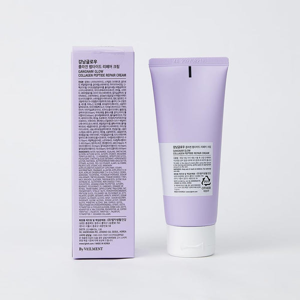 GANGNAM GLOW Collagen Peptide Repair Cream – 100ml | All-in-One Firming, Elasticity & Wrinkle Care