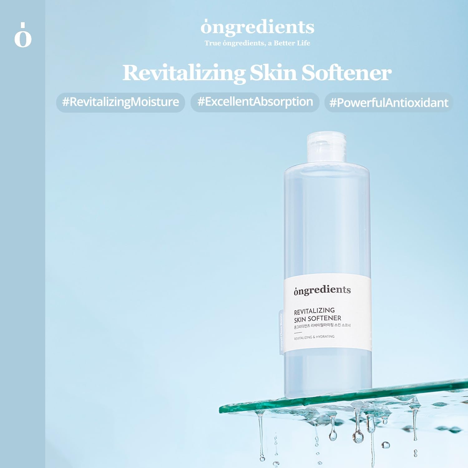ONGREDIENTS Revitalizing Skin Softener – 250ml | Butterfly Pea Flower Hydrating Toner
