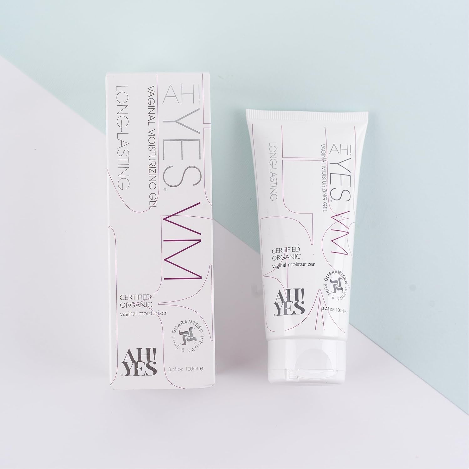 AH! YES® VM Certified Organic Vaginal Moisturizer – 100ml | Natural, Hormone-Free Hydration for Intimate Comfort