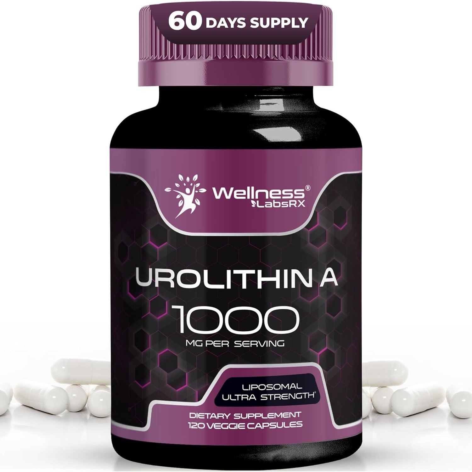WELLNESS LABSRX Urolithin A 1000MG - 120 Capsules