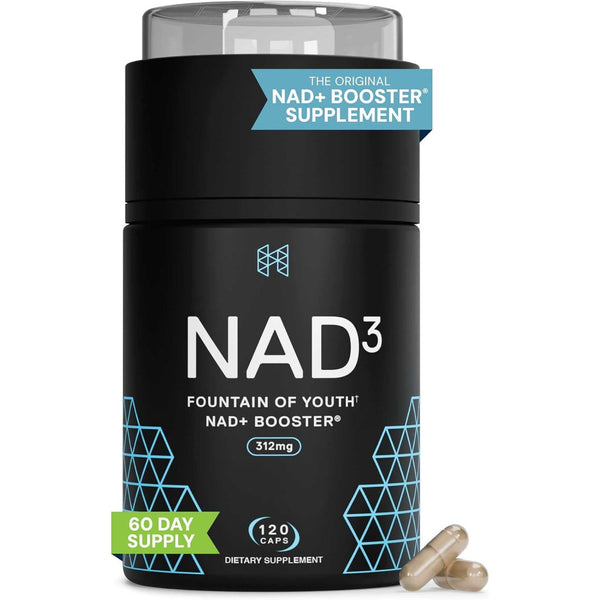 HPN NAD3 – 120 Capsules | Advanced NAD+ Booster for Energy, Longevity & Cellular Health