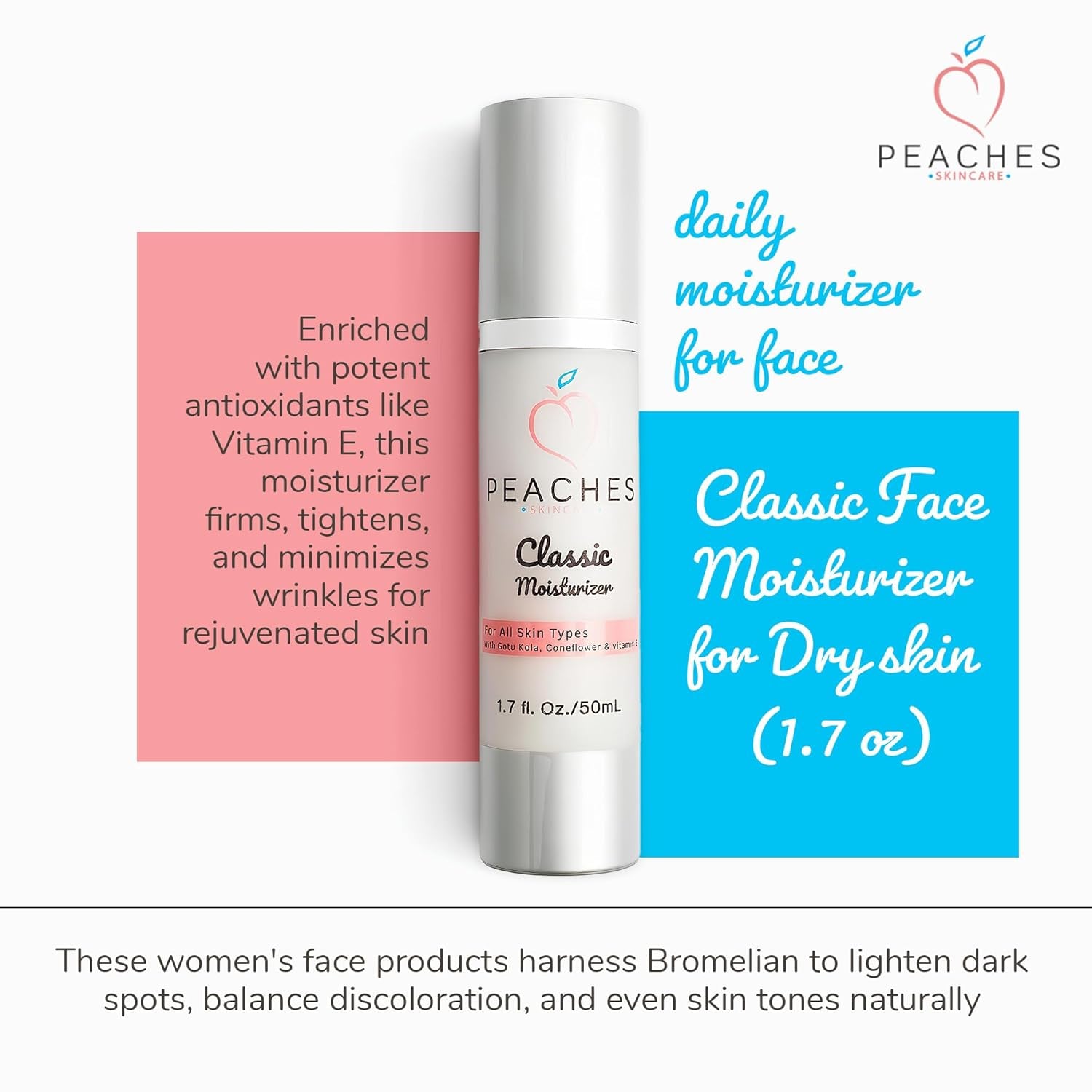 Peaches Skin Care Classic Moisturizer - 50ml